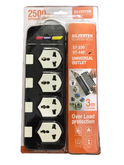 Silvertek 4 way chord Multiplug