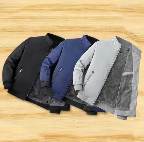 Winter Inside Warm Fur Casual Bomber Jacket