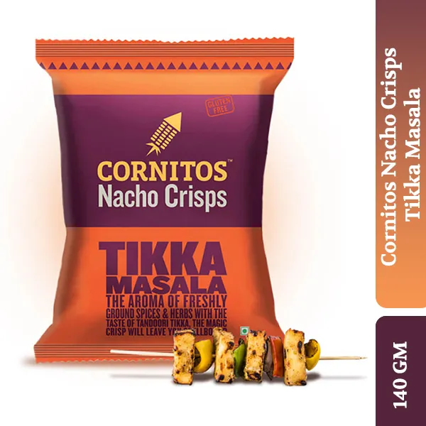 Cornitos Nacho Crisps Tikka masala 140 g