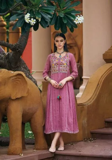 Threadwork Kurti Set