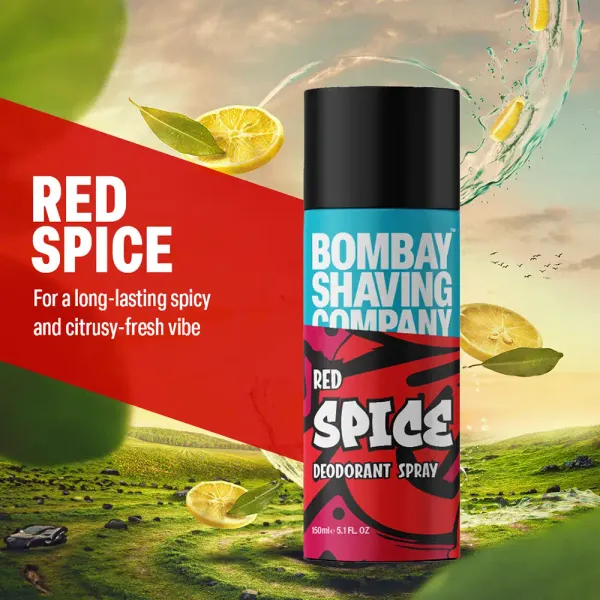 Bombay Shaving Company Red Spice Deo For Men, 150ml