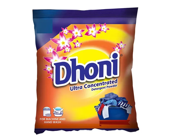 Dhoni Ultra Concentrated Detergent Powder - 3Kg Basin Free