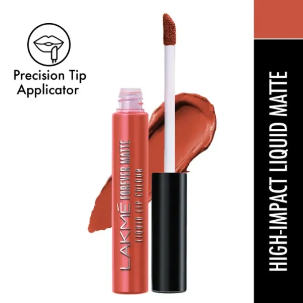 Lakme Forever Matte Liquid Lip Colour Pink Glam - 5.6 Ml