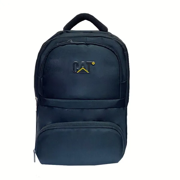 Black Cat Logo printed Black Color Fashion Bagpack