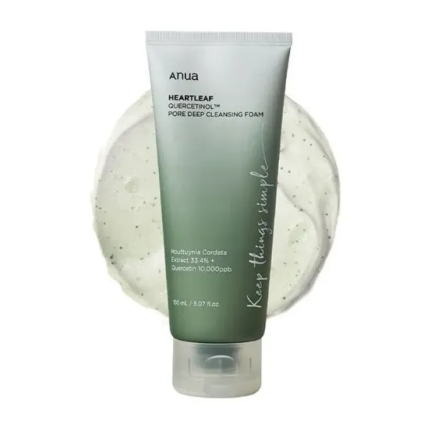 Anua Heartleaf Quercetinol Pore Deep Cleansing Foam (150ml/5.07 fl.oz.)