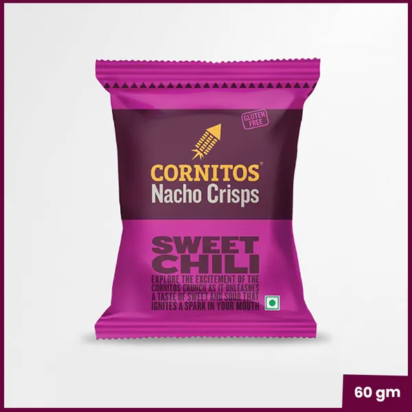 Cornitos Nacho Crisps Sweet Chilli 60 gm