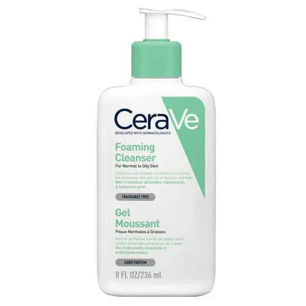 CeraVe Foaming Facial Cleanser For Normal To Oily Skin Oil Control 236 ML