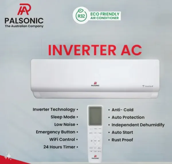 Palsonic 1.5Ton Inverter Air Conditioner With WiFi (PLC-18IN 1.5TON INVERTER)