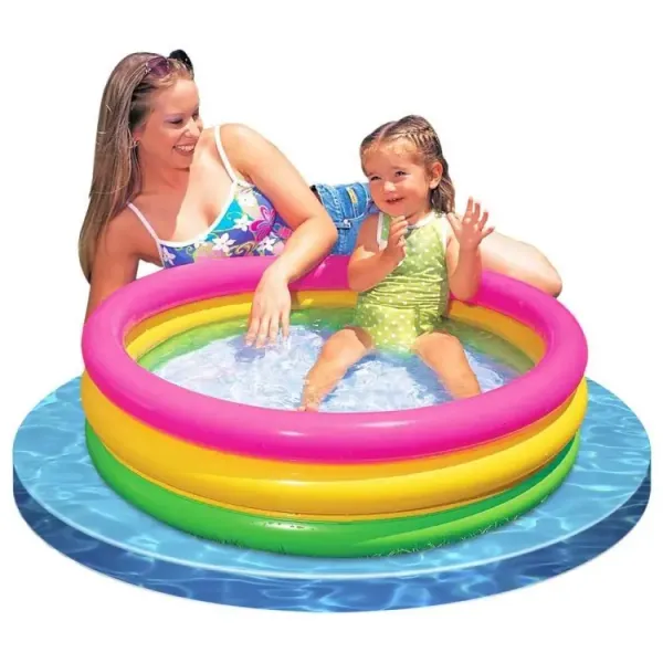 Intex Multicolored Swimming Pool For Kids 34" x 10" Inches