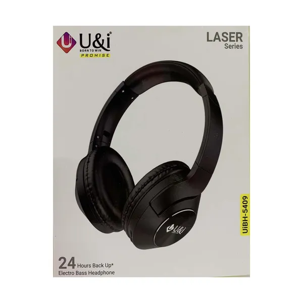 UiBH-5409 24 Hours Backup Electro Bass V 5.1 Wireless Headphone