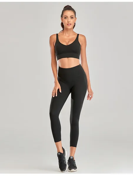 Women Sports Sets/Yoga Wear/Active Gym Wear For 2Pcs