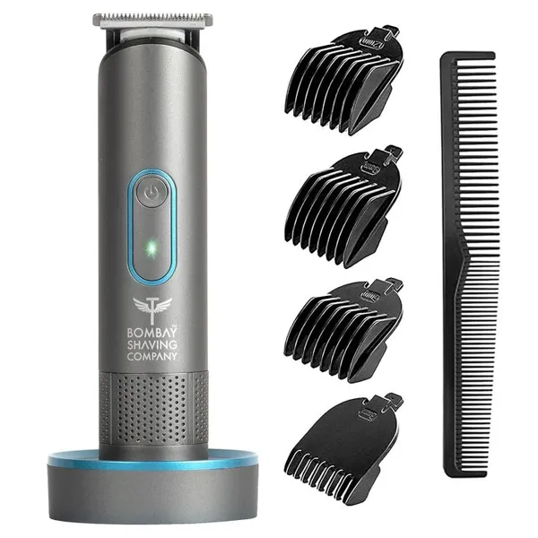 Bombay Shaving Company Trimmer Men USB 2X Fast Charging Dock, Waterproof (Grey)  BTG1999