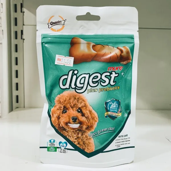 Gnawlers 3" Digest More Plus Prebiotics 7 Pcs