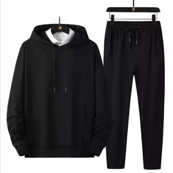 Cotton Fleece Tracksuit Set with 3 Layer Windproof  Half Sleeves Winter Jacket