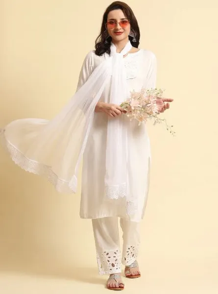Straight Kurta Comfort Pant Dupatta