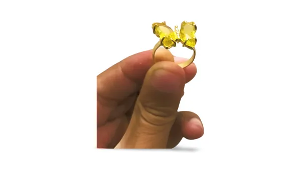 Wow The Ring Of My Choice - Adjustable Size Butterfly Rings For Women & Teen Girls