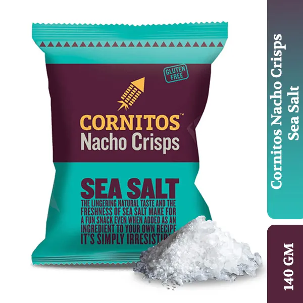 Cornitos Nacho Crisps Sea Salt 140g
