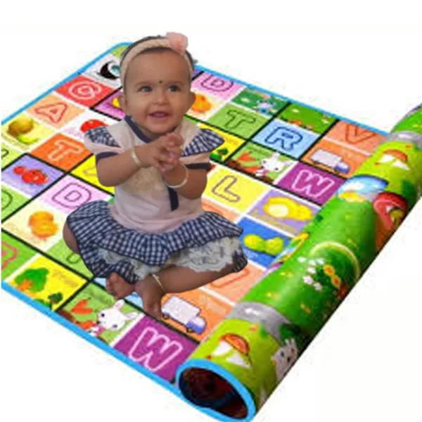 Baby Printed Foam Play Mat Size 5 feet by 6 feet