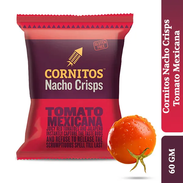 Cornitos Nacho Crisps Tomato Mexicana 60 Gm