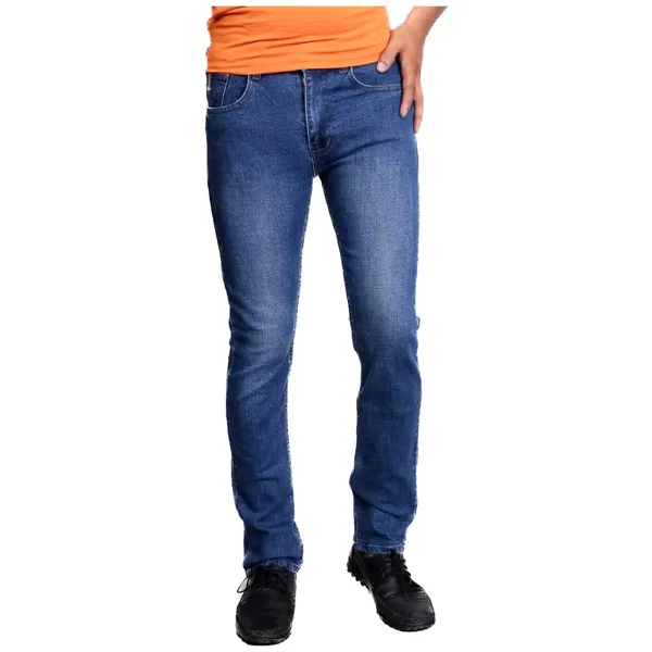 Blue Stretchable Slim Fit Jeans For Men