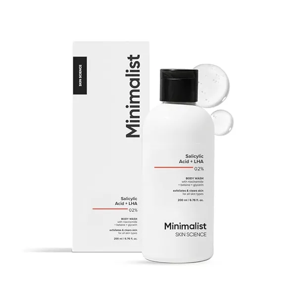 Minimalist 2% Salicylic Acid + LHA Body Wash 200 ML