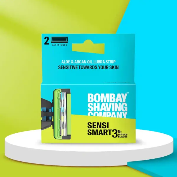 Bombay Shaving Company Sensi Smart3 Cartridge (Pack of 2)