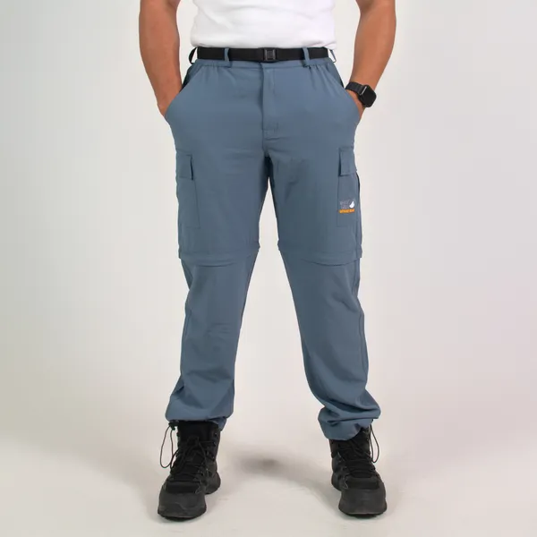 Solid Black Folding Outdoor Hiking and Trekking Trouser