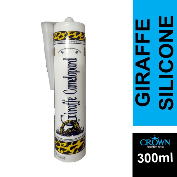 Giraffe Silicone Camelopard Glass Sealant 300ml Silicone Glue By Crown Aquatics