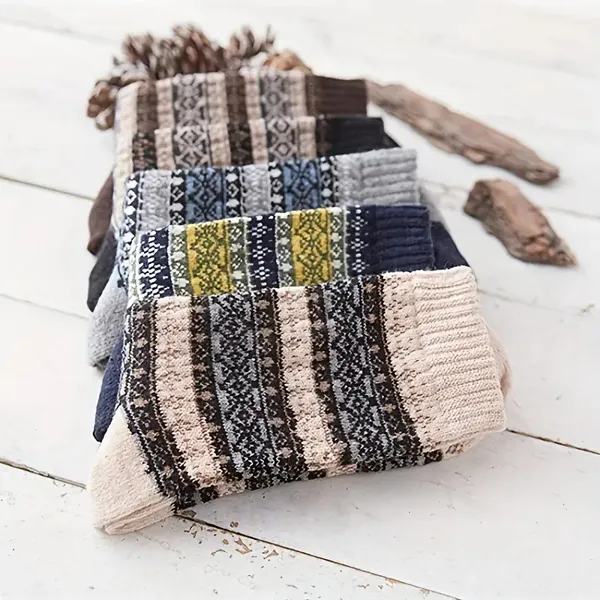 Comfy Woolen Socks - 5 Pair