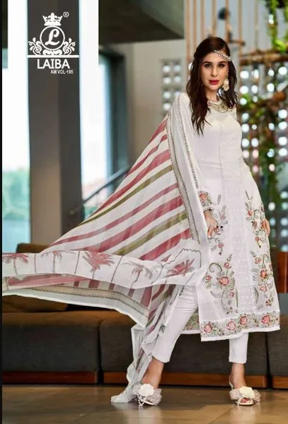 Georgette Fabrics Kurta with Pant and Shawl Set