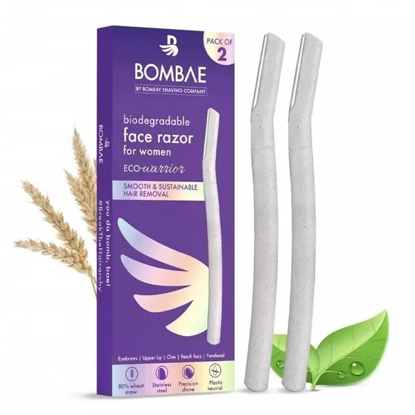 Bombay Shaving Company Face & Eyebrow Razor (Pack of 2)