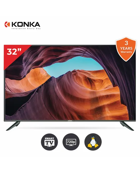 KONKA 32 Inch Linux Smart HD LED TV (KE32MS2022)