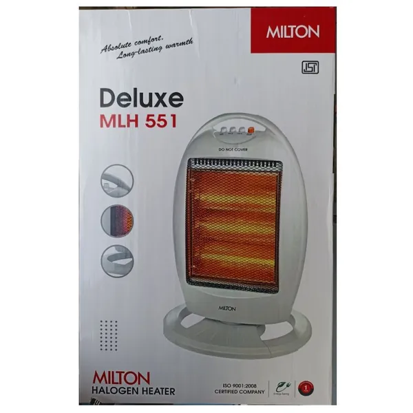 Milton 3 Rod Halogen Heater-1 Year Warranty