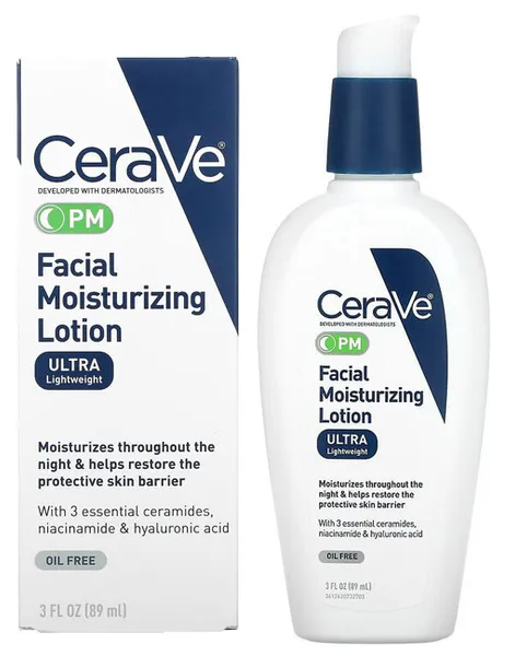 CeraVe PM Facial Night Moisturizing Lotion Oil Free 89 ML