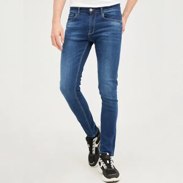 Blue Stretchable Jeans For Men