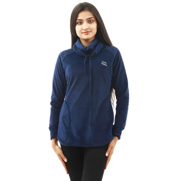 Turtleneck Pullover for Women #002doro(Navy Blue)