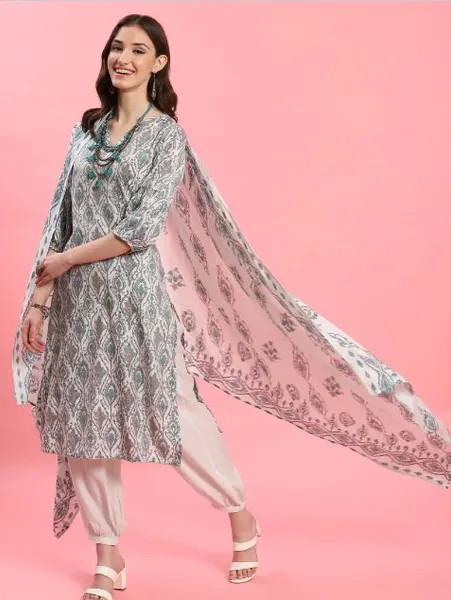 Floral Printed Kurta Set