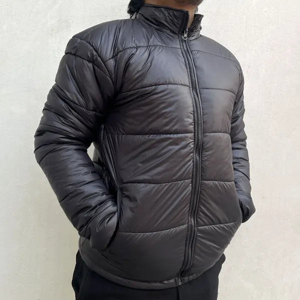 Winter Men's Stylish Black Puffer Jacket