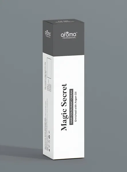Magic Secret Hair Colourant Cream Soft Black (2.0) with Developer