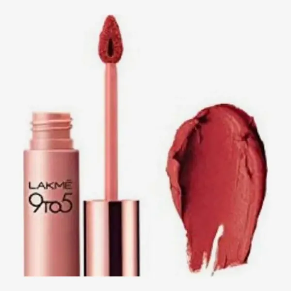 Lakme 9 To 5 Weightless Matte Lipstick- Crimson Silk (9g)