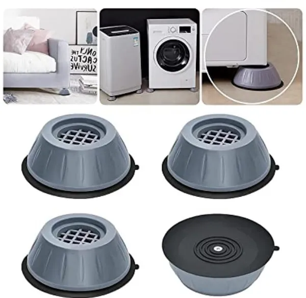 Anti Vibration Stand for Washing Machine - 4 pcs Anti Slip Vibration Stand Grip