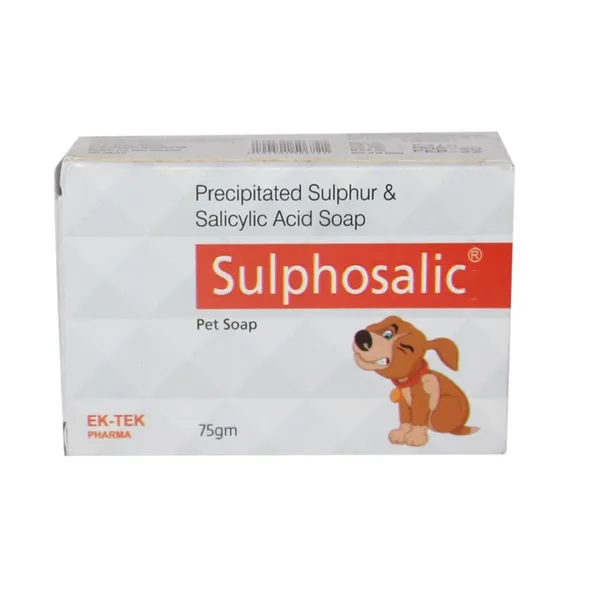 Ek-Tek Pharma Sulphosalic Pet Soap 75gm