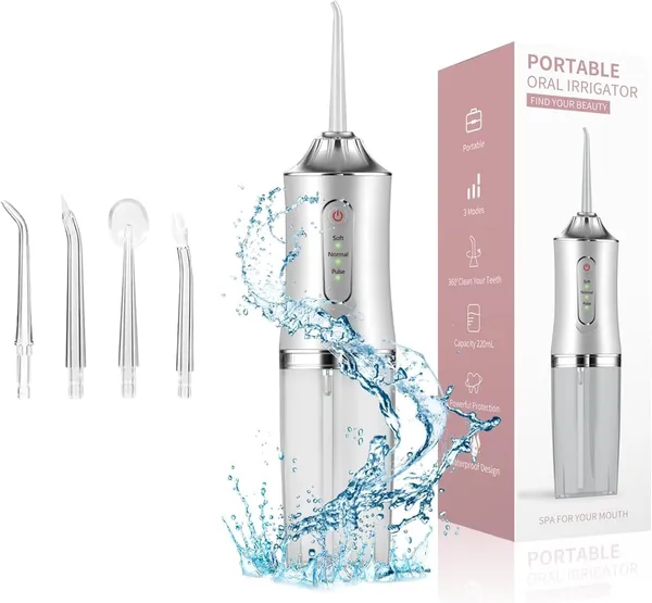 Portable Oral Irrigator with 3 Modes - 230 ML