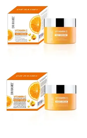 DR.RASHEL Pack Of 2 -Vitamin C Anti-Aging Day 50g & Night Cream 50g DRL-1509 , 1511