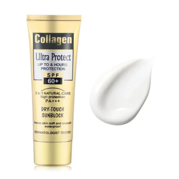 Fruit Of The Wokali Collagen Ultra Protect SPF 60+ 3 In 1 Natural Care High Protection Sunblock 100ML -(Original)