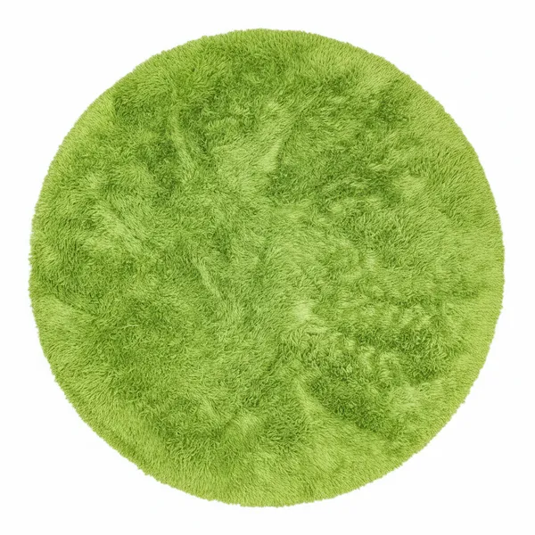 Fluffy Round Rug 5×5 ft – Faux Fur Plush Carpet (Color May Vary)