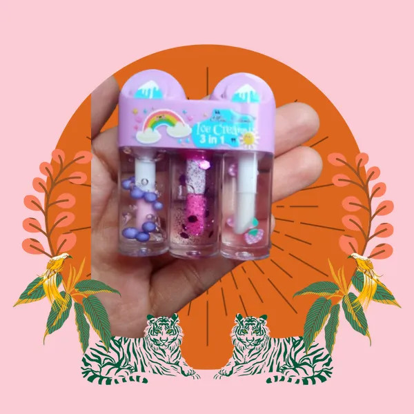 Fruit Lip Gloss Shiny Moisturizer Lip Plumpers Candy Color Lip Oil Long Lasting Sexy Lips Transparent Waterproof Cosmetic Clear Lip Gloss Makeup 20 ML