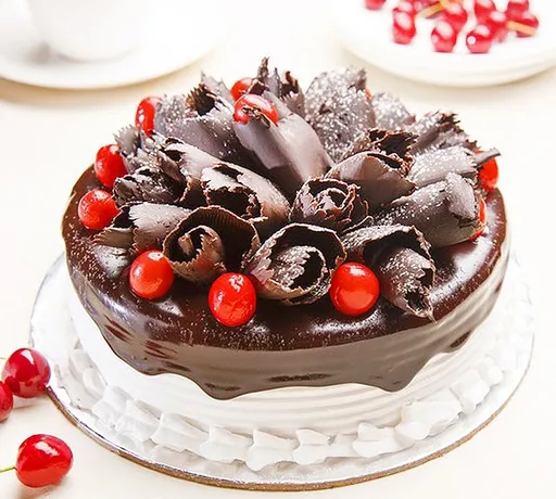Savory Treat Of Chocolate Cake