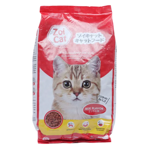 ZoiCAt Mixed Flavoured Cat Food 1 KG + Free Billi Cat Treats (tuna)