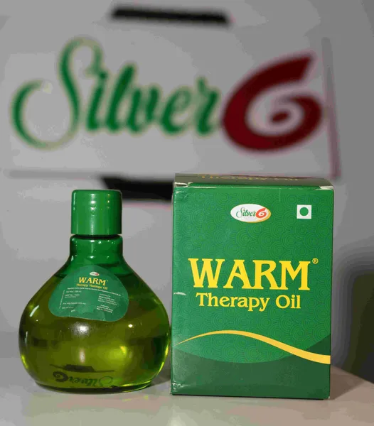Silver6 Warm Therapy Oil – Ayurvedic Herbal Massage Oil for Joint & Muscle Pain Relief (200ml)